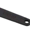 Close-up of Steel Collet Wrench With Smooth Handle For CNC Router Accessories Durable Quenched Steel Rustproof Blued Finish with ISO20 marking