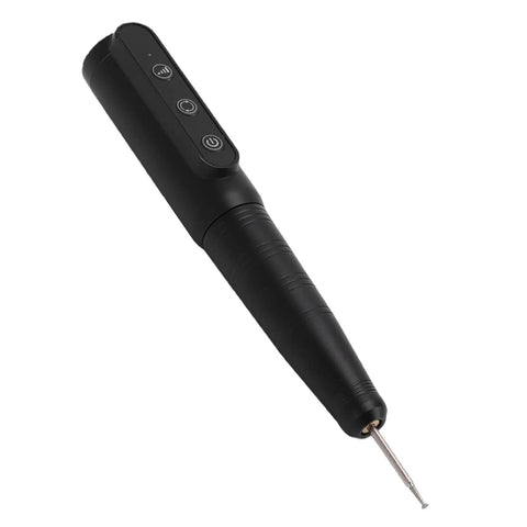 Cordless Rotary Tool Kit With USB Rechargeable Power, Three Speed Settings, black electric mini grinder pen with power buttons