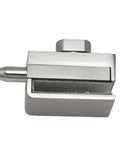 Built Tough Stainless Steel Slide Bolt Lock With Flat Key For Glass Doors And Metal Cabinets, close-up view, durable construction.