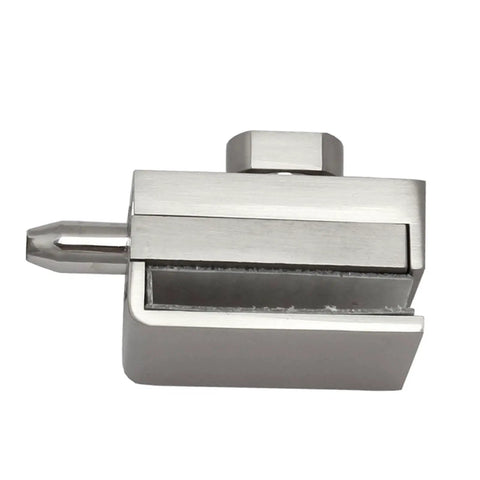 Built Tough Stainless Steel Slide Bolt Lock With Flat Key For Glass Doors And Metal Cabinets, close-up view, durable construction.
