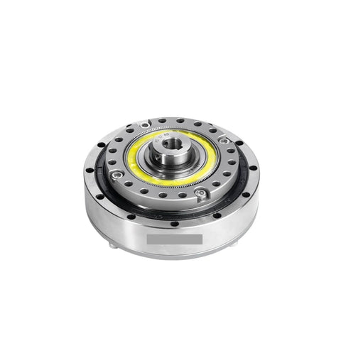High Torque Strain Wave Gearbox HS 17 I Harmonic Drive SHF 17 I automation robot arm servo motor precision positioning system close-up.