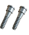 Universal Woodworm Screw Kit For Wood Lathe Chucks showing two steel screws with secure grip for smaller bowl blanks.