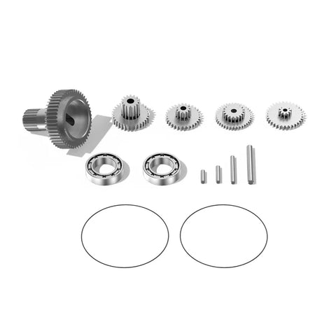 Badass Titanium Metal Gear Upgrade Kit For B44BLS V2 RC Servo Paired With Precision Bearings Waterproof Seal And Shaft Pins Rock Solid Heavy Duty Build Killer Performance Drop In Replacement Parts