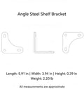 Transform Cluttered Garages Into Organized Spaces With A 6 Inch White Angle Steel Shelf Bracket For Heavy Duty Shelving Rock Solid L Shaped Support