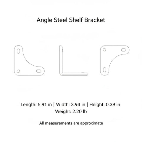 Transform Cluttered Garages Into Organized Spaces With A 6 Inch White Angle Steel Shelf Bracket For Heavy Duty Shelving Rock Solid L Shaped Support