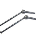 Beefy Front CVD Universal Joint For 1 10 Scale RC Cars Metal Upgrade Part For Baja Rey Kit 2 Pieces Durable Drivetrain Repair And Smooth Power Transfer At Sharp Steering Angles, two steel joints