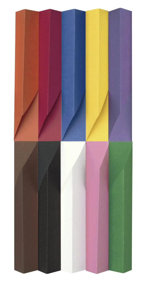 Construction Paper Set 50 Sheets 12 By 18 Inches 10 Assorted Colors For School Projects And Arts And Crafts Medium Weight Groundwood