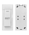 Exterior view of an 'Exit' button for the 600Lbs Magnetic Door Lock Kit With Remote Control For Your Home Security.