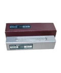 Professional Grade Badass Spirit Level Measuring Tool with clear bubble indicators in silver and red casing.