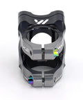 Lightweight 35mm 0 Degree MTB Short Stem With 31.8mm Clamp One And One Eighth Inch Steerer Ultra Light 125g Handlebar Riser Black Titanium