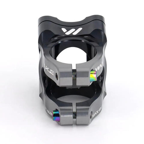 Lightweight 35mm 0 Degree MTB Short Stem With 31.8mm Clamp One And One Eighth Inch Steerer Ultra Light 125g Handlebar Riser Black Titanium