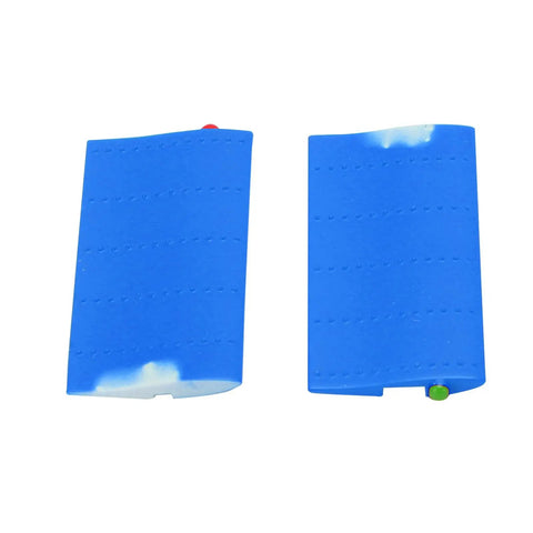 Blue Protective Side Panels Set For RC Bell 206 Helicopter C138 Lightweight High Strength Plastic Replacement Wings