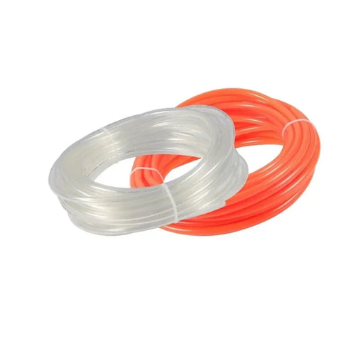 Kickass Heavy Duty Pneumatic Hose Compressor Air Tube 10 Meter Pu Pipe For Garage Grind And Diy Builds High Pressure Kink Resistant Industrial Grade Black Air Line Tubing, clear and orange tubing coils.