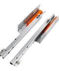 Heavy Duty Side Mounted Ball Bearing Drawer Slides Full Extension Push To Open Mechanism with smooth glide design 18 Inch cold rolled steel.