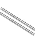 2pcs round steel rods, 6mm x 100mm, High Speed Steel (HSS) lathe bar stock