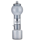 Adjustable Cold Brew Coffee Maker With Glass Drip Tower And Slow Extraction Design For Homemade Ice Tea Brewing Compact Portable Home Cafe Kit That Slaps Every Morning Sip in heat-resistant borosilicate glass.
