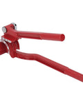 Heavy Duty Manual Pipe Bender For Copper Brass Aluminum And Steel delivering smooth 180 degree turns, red galvanized construction.