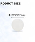 Premium 100 Pack PP Plastic Bearing Balls 12.7mm White Solid Precision Bearings For DIY Projects Home Machining And Smooth Sliding Hardware For DIYers And Hobbyists, 12.7mm white PP ball