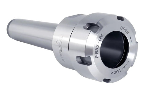 Rock Solid ER32 Collet Chuck With MT3 Morse Taper Shank, High Speed 8000 RPM, precision tool holder image