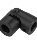 Universal Joint Shaft Coupling Rock Solid 0.5 Inch Inner Diameter 0.9 Inch Outer Diameter 2.2 Inch Length 360 Degree Rotatable Metal U Joint