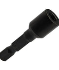 Top Shelf Double Headed Hanger Bolt Driver Bit 1/4 Inch To 20 Thread Forged From Heavy Duty Carbon Steel For Power Drills With Hex Shank angled view.