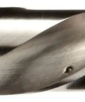 Close-up of Left Hand Helix Drill Bit Set Jobber Length 15 Piece Pro Grade 1/16 to 1/2 Inch in 32nd Increments High Speed Steel Straight Shank