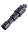 4 Piece Socket Adapter Set in Chrome Steel, Heavy Duty Wrench Adapters, black oxide finish, shown in stacked configuration