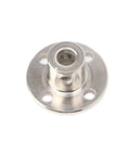 Top Shelf Aluminum Rigid Flange Coupling Motor Guide Shaft Connector with M4 Mounting Bolt holes for high torque applications.