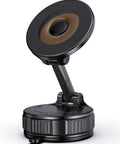 Rock Solid Vacuum Lock 60 Plus Lbs Suction Car Phone Mount With 2800gf Magnetic Grip 360 Degree Adjustable Holder