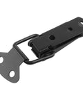 Heavy Duty 4 Pack Spring Toggle Latch 2.8 Inch Black Stainless Steel cabinet door latch, designed for toolboxes and sheds.