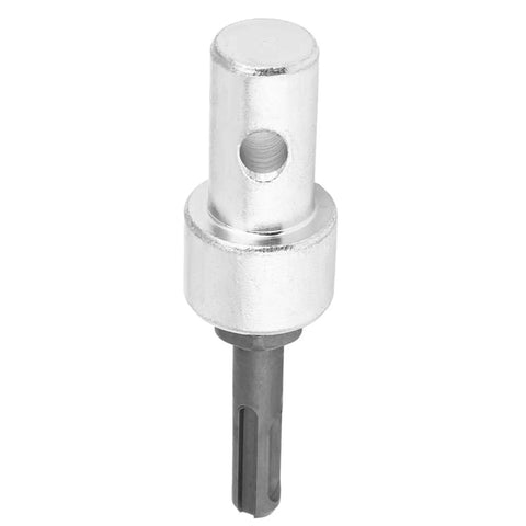 Heavy Duty Drill Bit Adapter For Electric Drills To Earth Augers Metal Round Shank Connector With Two Pit Two Slot