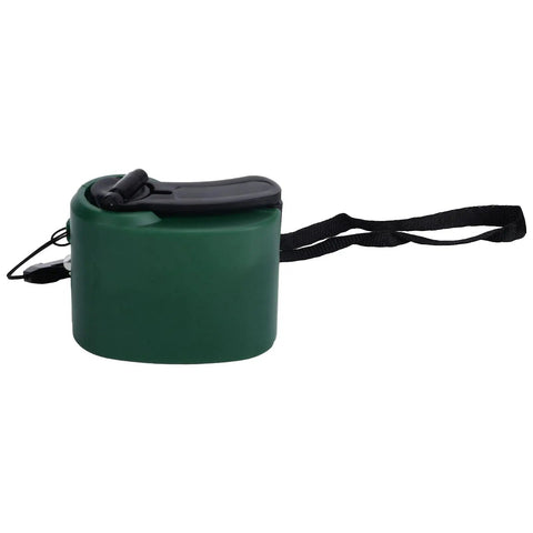 Green USB Hand Crank Charger Dynamo Power Bank for Outdoor Adventures with strap, 5.5V 600mA charger with manual generator