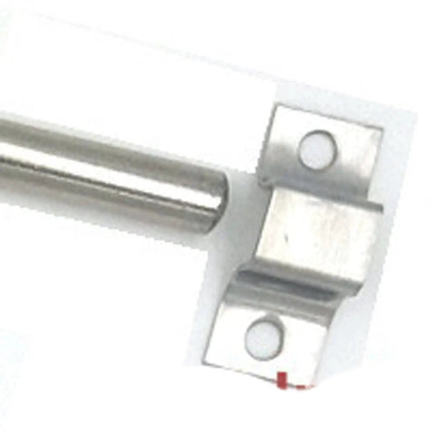 WUUWCHODC Stainless Steel Snap Lock Latch for Door Gate close-up view showing locking mechanism and installation holes.