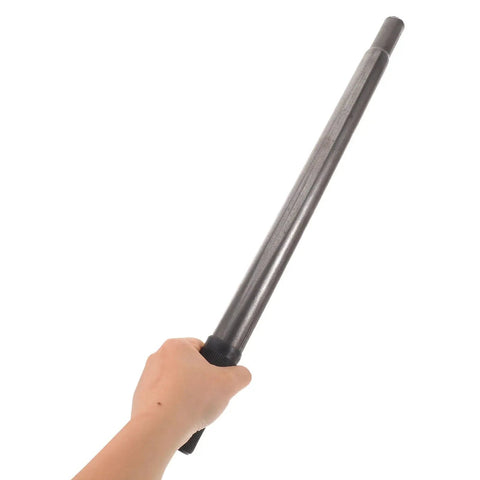 Replacement Jack Handle For Hydraulic And Bottle Jacks, Easy Lift Black Steel Pole Lever held in hand for leverage.