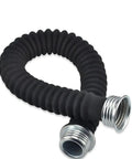 Durable Respirator Hose Tube For Painting Sanding And Welding Half Meter Rubber Extension With Forty Millimeter Thread