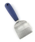 Stainless Steel Uncapping Fork For Beekeeping with plastic handle, durable lightweight 210mm, easy to clean, comfortable grip
