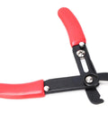 Wisoqu Electrical Wire Stripper Cutter Pliers with red anti-slip grip for precision cutting and insulation stripping.