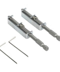 Super Cool Spring Loaded Screwdriver Bit Extension With Non Magnetic Grip For Slotted And Phillips Torx Bits In Silver. This One-Handed Pro Repair Tool Is A Total Game Changer For Fastening Jobs And Keeps Fasteners Secure While You Work Hard On Any Tough.