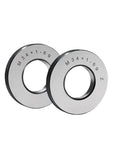 Pro Grade Durable Steel Thread Ring Gauge Set For Internal Thread Measurement featuring dual rings with fine tooth design