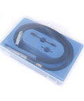Top Tier Pneumatic Air Scribe and Engraving Pen Micro Die Grinder kit in a blue storage case with hose and extra tips.