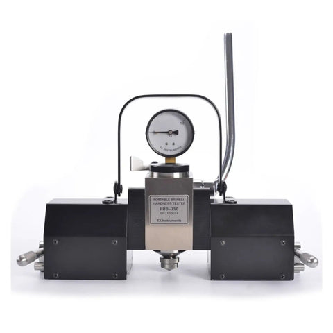 Straight Up Precision Digital Hardness Tester Portable Magnetic Hydraulic Brinell Durometer Meter for quick on site testing.