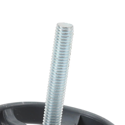 Close-up of steel bolt from Spare Tire Hold Down Clamp Bolt For Kia Forte 2013 2023 Forte5 And Forte Koup 2013 2017.