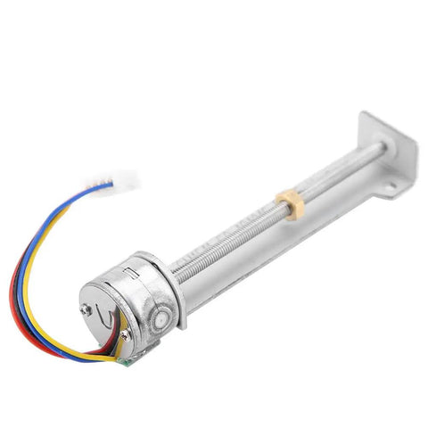Absolute Beast 5V Micro Linear Stepper Motor Featuring Tight Screw Slider Design, metal housing, 2-phase design for precise action.