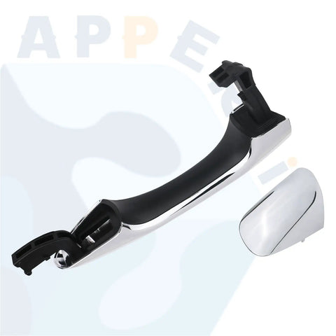 Chrome Exterior Door Handle With End Cap Cover For Rear Driver Side On Kia Sorento 2016 2017 2018 2019 2020 Replacement Part