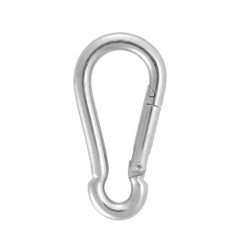 Galvanized steel spring clip from Fiberglass Roller Pulley For Batting Cage And Divider Net 1-3/4 Inch Kit, 50-piece set