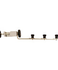 Ultimate Pendulum And Motion Study Kit With 25mm Drilled Balls Set pendulum clamp component side view