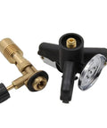 Portable Lab Gas Torch with Tripod Multifunction Lab Style Burner for Disinfection and Precision Flame On The Go Oxygen and Gas Adjustments No Gas Pipe Field Ready Butane Canister components
