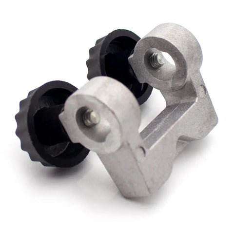 Slick Wood Turning Tool Sharpening Jig For Water Cooled Grinder And Workshop Lathe, metallic adjustable cradle with black knobs