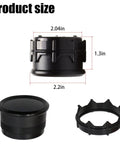 Two Inch Car Digital Vacuum Gauge Kit With Blue LED Display Easy Install Universal Meter For 12V Gasoline Engines Boost And Vacuum Readings 52mm Dial Gauge For Engine Diagnostics. Black 52mm gauge cup and ring, 2.04in by 1.3in