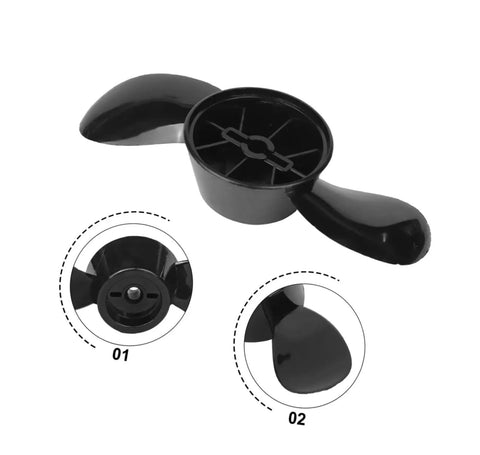 Two Blade Or Three Blade Plastic Propeller With Pin Nut For Electric Trolling Motors That Cranks Up Speed And Cuts Drain Fits Outboard Marine Motors Works With Aqua Marina Watersnake Black Boat Accessory 18lb